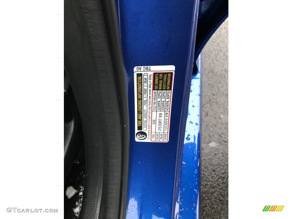 2019 Honda Civic EX Hatchback Info Tag Photo #131601640
