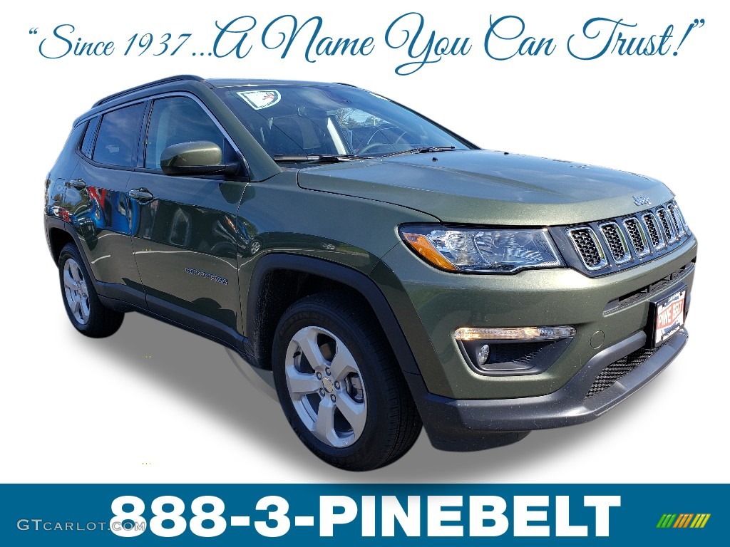 Olive Green Pearl Jeep Compass