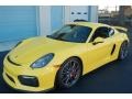 2016 Racing Yellow Porsche Cayman GT4  photo #1