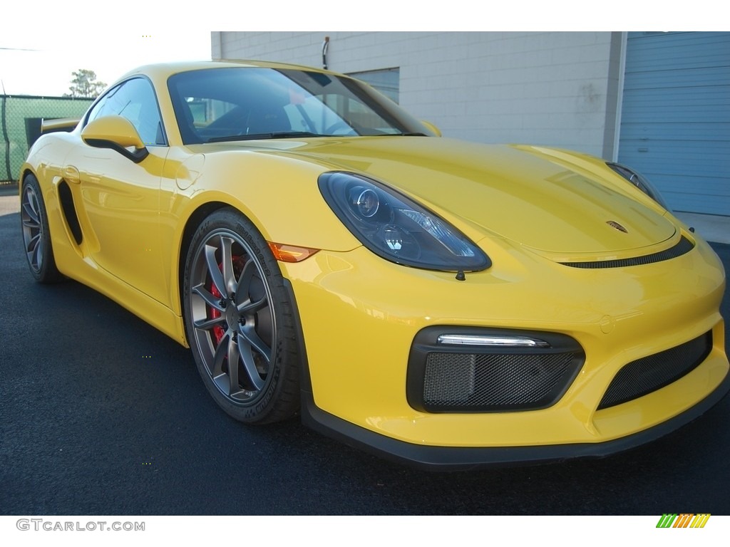 2016 Cayman GT4 - Racing Yellow / Black photo #17