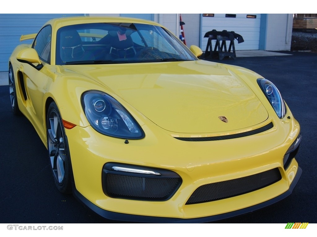 2016 Cayman GT4 - Racing Yellow / Black photo #18