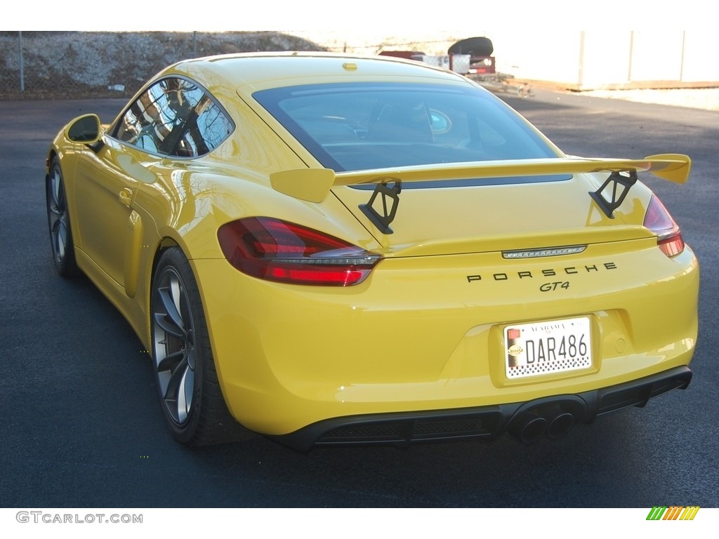 2016 Cayman GT4 - Racing Yellow / Black photo #22