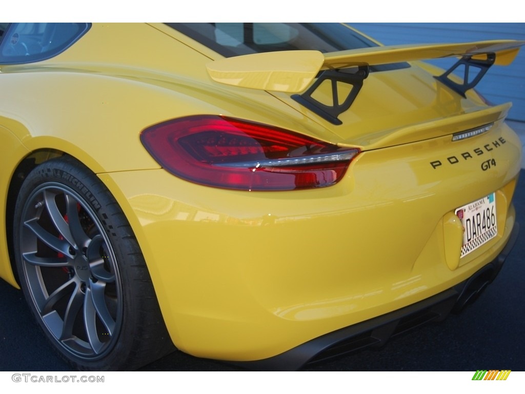 2016 Cayman GT4 - Racing Yellow / Black photo #23
