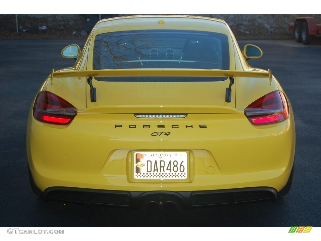 2016 Cayman GT4 - Racing Yellow / Black photo #24