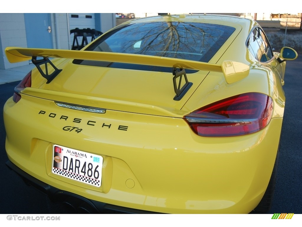 2016 Cayman GT4 - Racing Yellow / Black photo #26