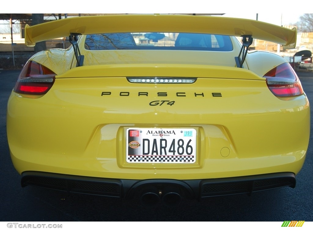2016 Cayman GT4 - Racing Yellow / Black photo #28