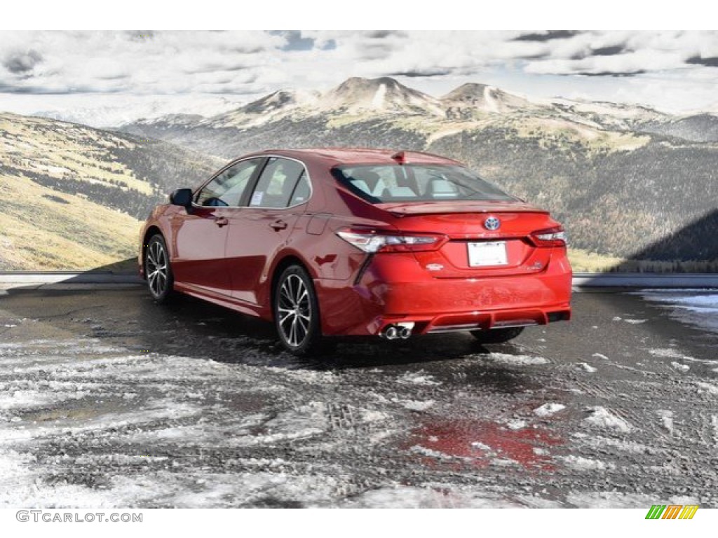 2019 Camry Hybrid LE - Ruby Flare Pearl / Ash photo #3
