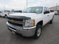 Summit White 2012 Chevrolet Silverado 2500HD Work Truck Extended Cab 4x4