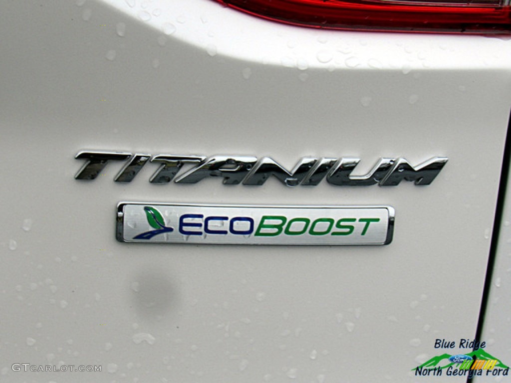 2014 Escape Titanium 2.0L EcoBoost - White Platinum / Medium Light Stone photo #34