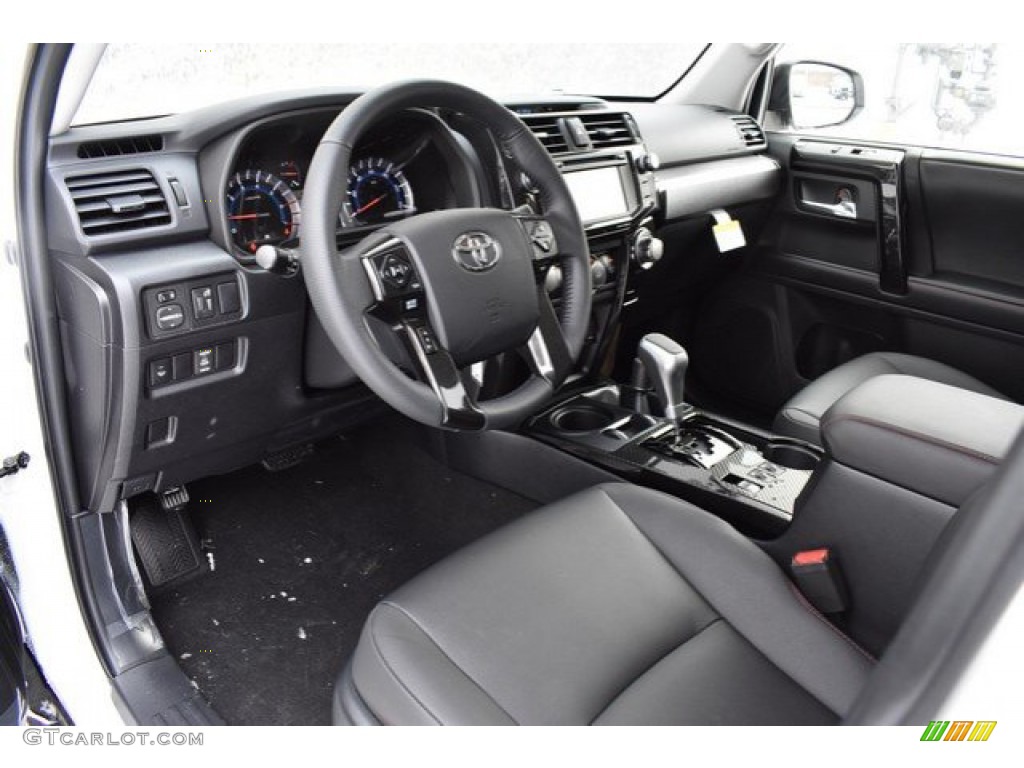Black Interior 2019 Toyota 4Runner TRD Off-Road 4x4 Photo #131607343