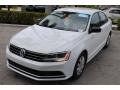 2016 Pure White Volkswagen Jetta S  photo #4