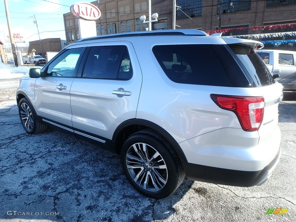 2017 Explorer Platinum 4WD - Ingot Silver / Ebony Black photo #5
