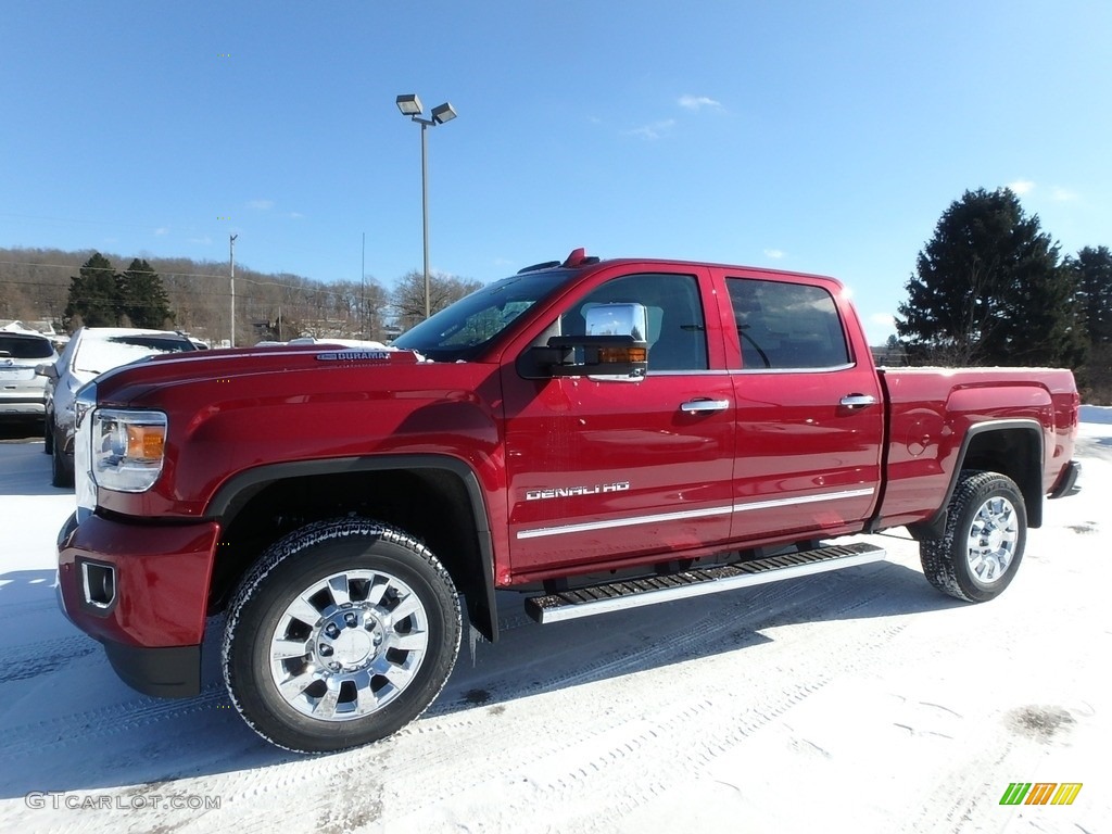 Red Quartz Tintcoat 2019 GMC Sierra 2500HD Denali Crew Cab 4WD Exterior Photo #131612071