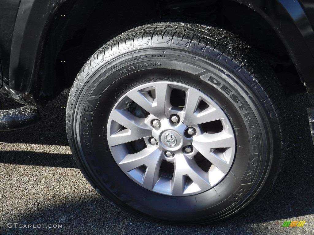 2017 Tacoma SR5 Double Cab 4x4 - Black / Cement Gray photo #3