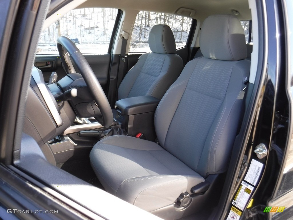 2017 Tacoma SR5 Double Cab 4x4 - Black / Cement Gray photo #12