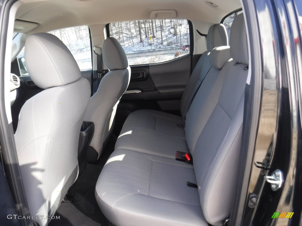 2017 Tacoma SR5 Double Cab 4x4 - Black / Cement Gray photo #23