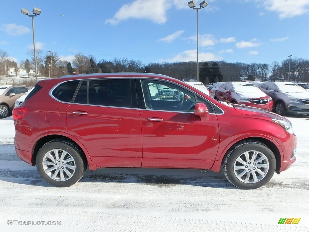 Chili Red Metallic 2019 Buick Envision Essence AWD Exterior Photo #131613067