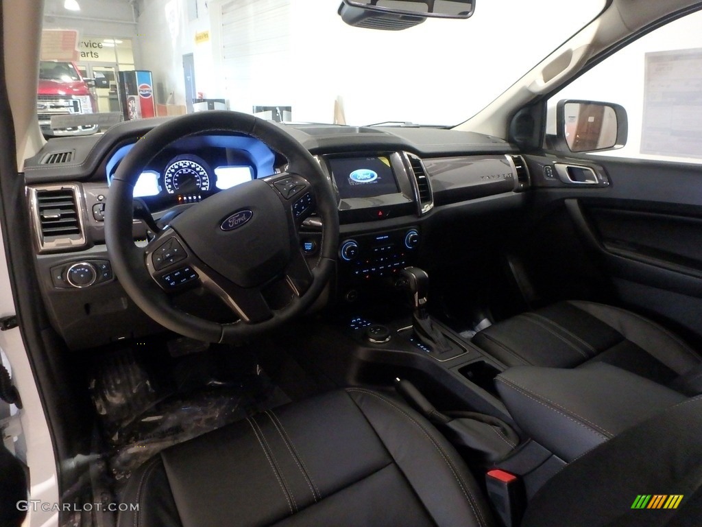 2019 Ford Ranger Lariat SuperCrew 4x4 Ebony Dashboard Photo #131613238