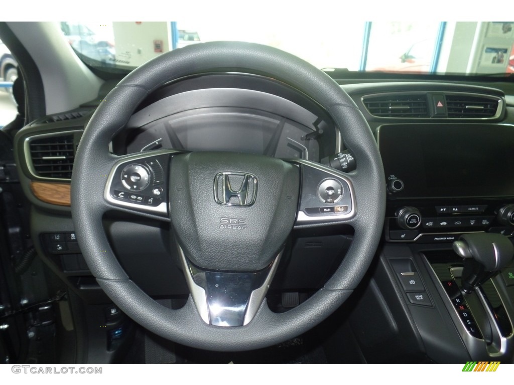 2019 CR-V EX AWD - Modern Steel Metallic / Black photo #14