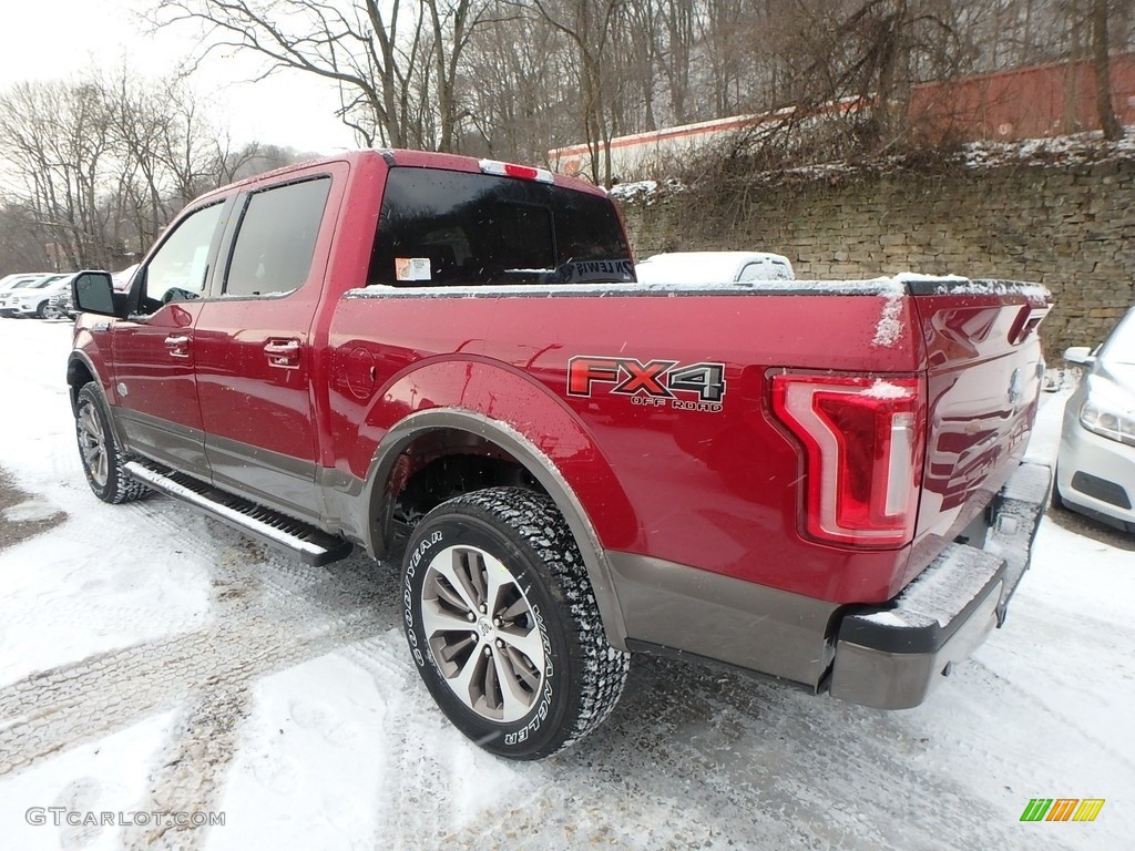 2019 F150 King Ranch SuperCrew 4x4 - Ruby Red / King Ranch Kingsville/Java photo #4