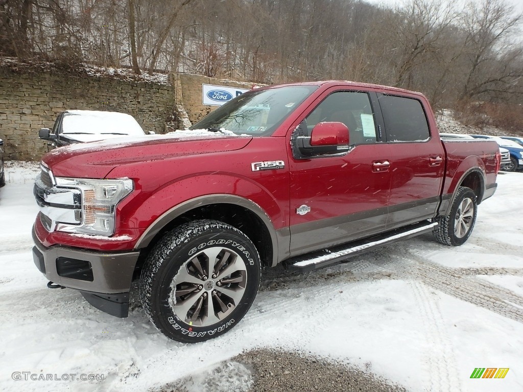 2019 F150 King Ranch SuperCrew 4x4 - Ruby Red / King Ranch Kingsville/Java photo #6
