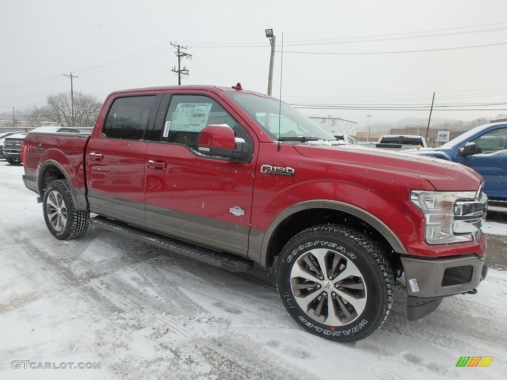 Ruby Red 2019 Ford F150 King Ranch SuperCrew 4x4 Exterior Photo #131614069