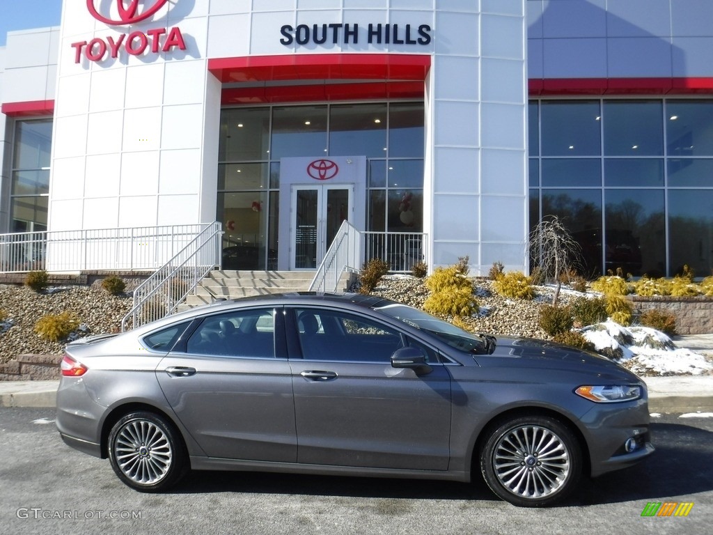 2013 Fusion Titanium AWD - Sterling Gray Metallic / Charcoal Black photo #2
