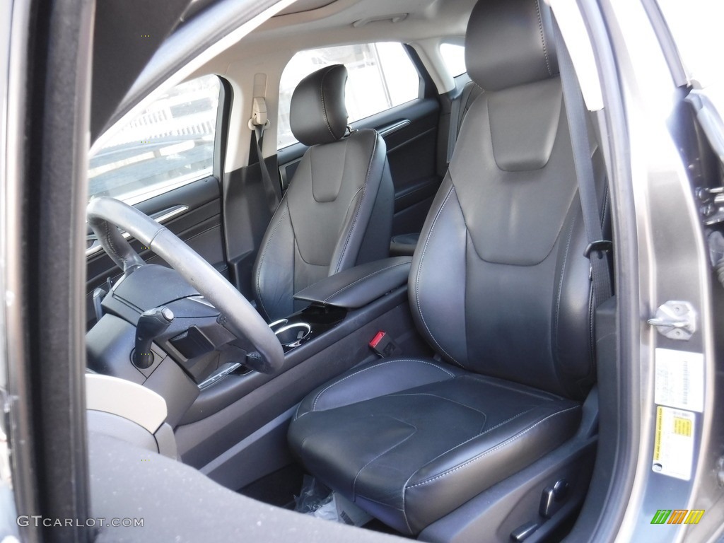 2013 Fusion Titanium AWD - Sterling Gray Metallic / Charcoal Black photo #14