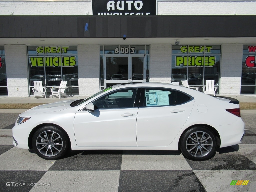 2018 TLX V6 Sedan - Bellanova White Pearl / Ebony photo #1