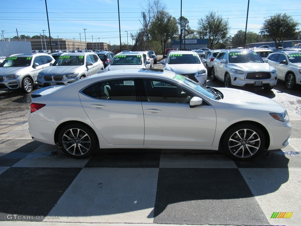 2018 TLX V6 Sedan - Bellanova White Pearl / Ebony photo #3