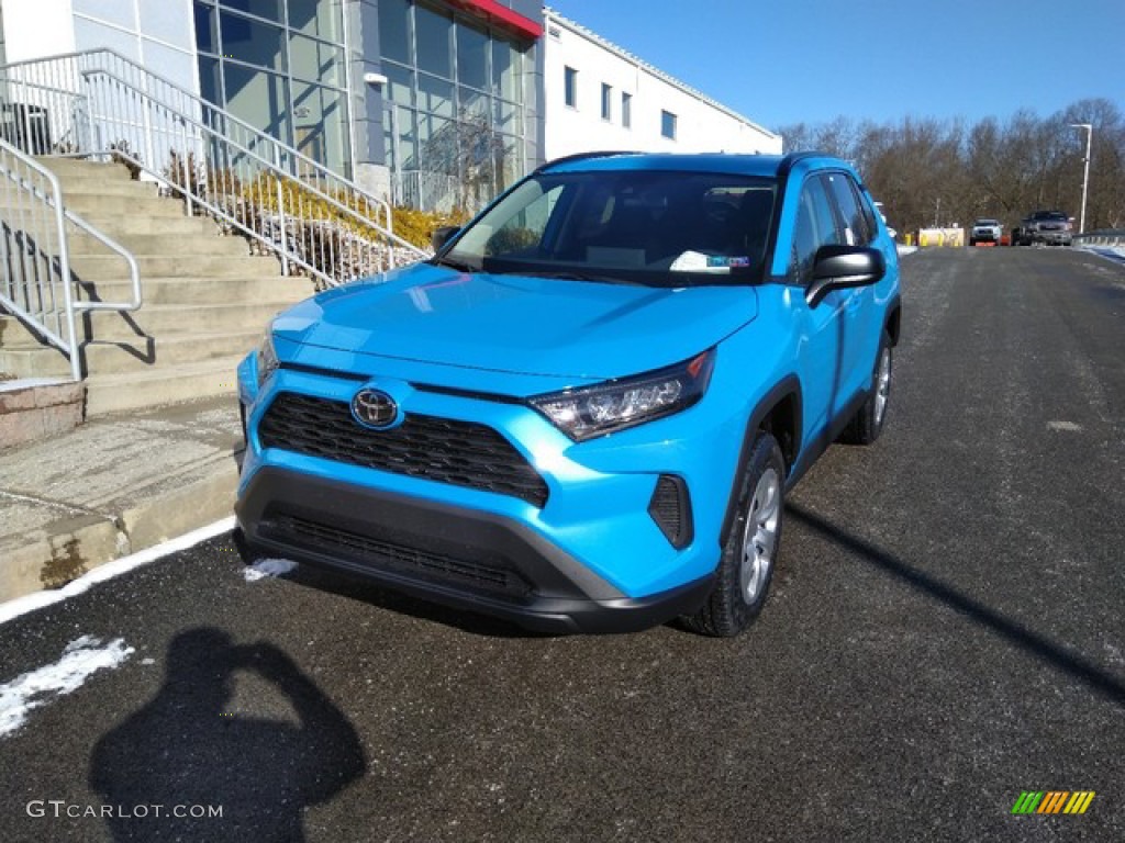 2019 Blue Flame Toyota Rav4 Le 131608717 Gtcarlot Com