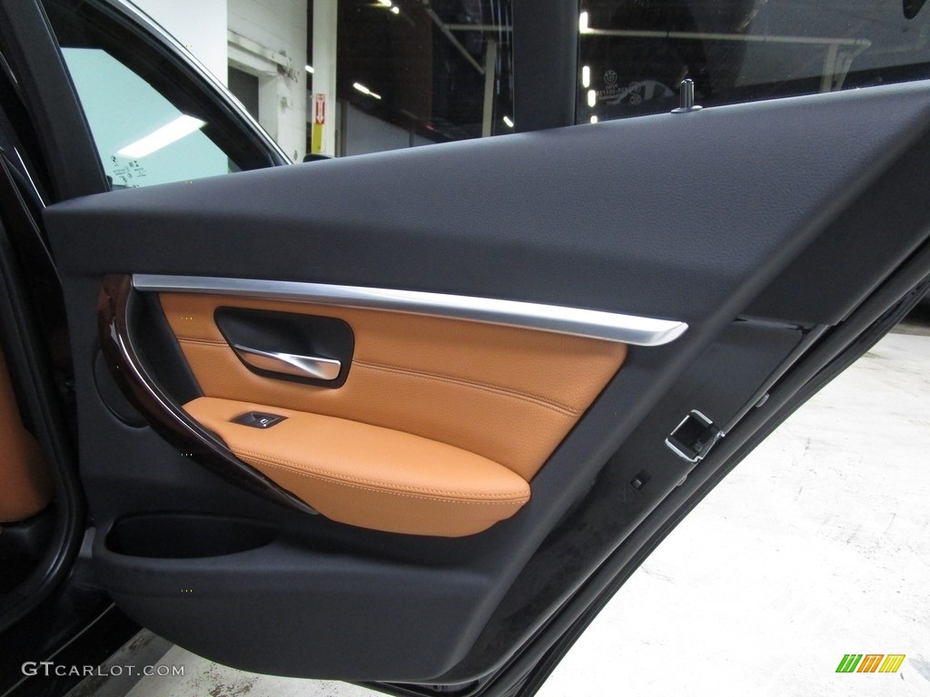 2018 3 Series 330i xDrive Sedan - Black Sapphire Metallic / Cognac photo #16