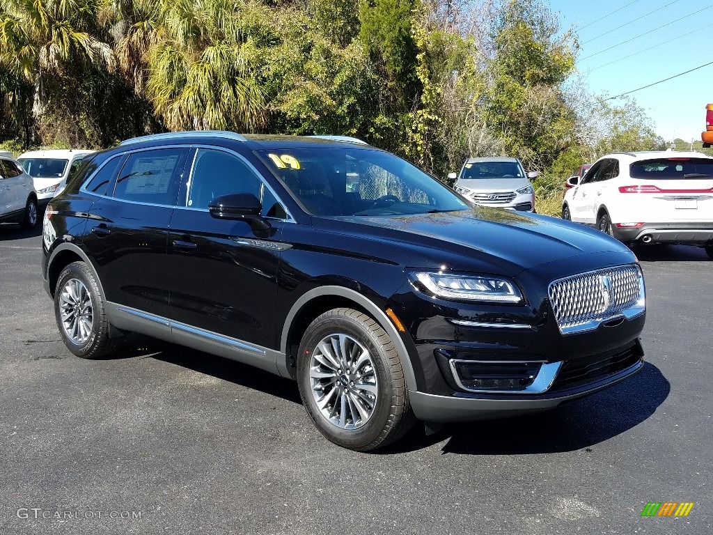 Infinite Black 2019 Lincoln Nautilus Select AWD Exterior Photo #131623429