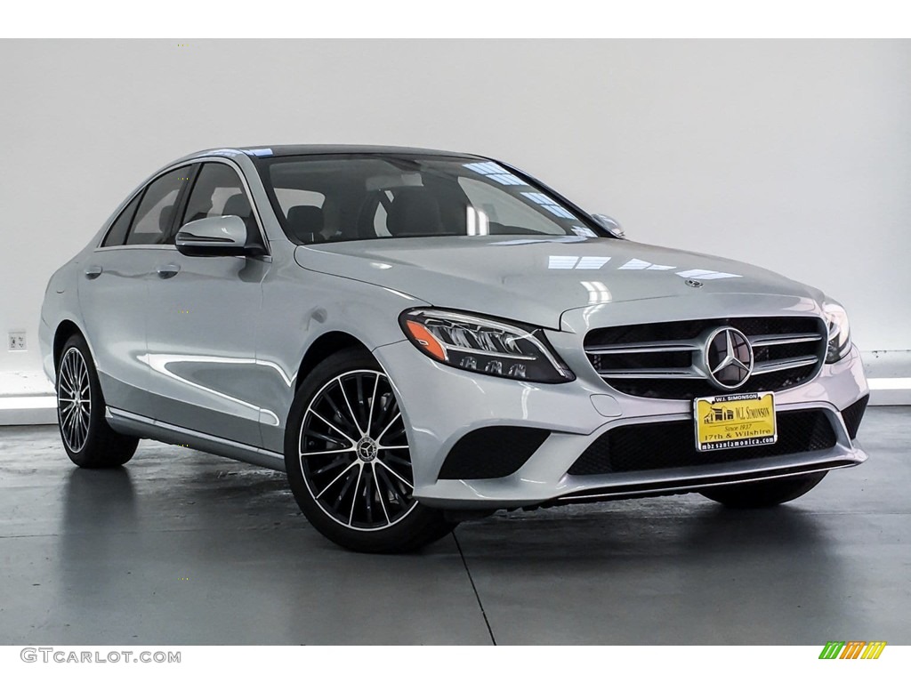 Iridium Silver Metallic 2019 Mercedes-Benz C 300 Sedan Exterior Photo #131626915