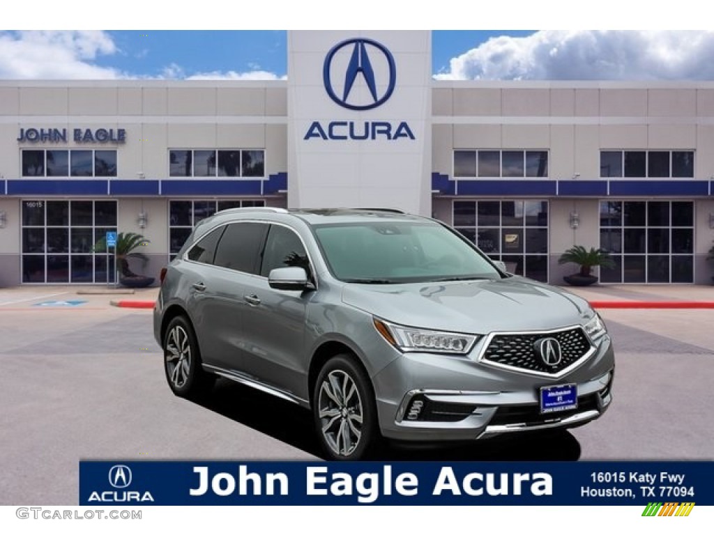 2019 MDX Advance SH-AWD - Lunar Silver Metallic / Ebony photo #1