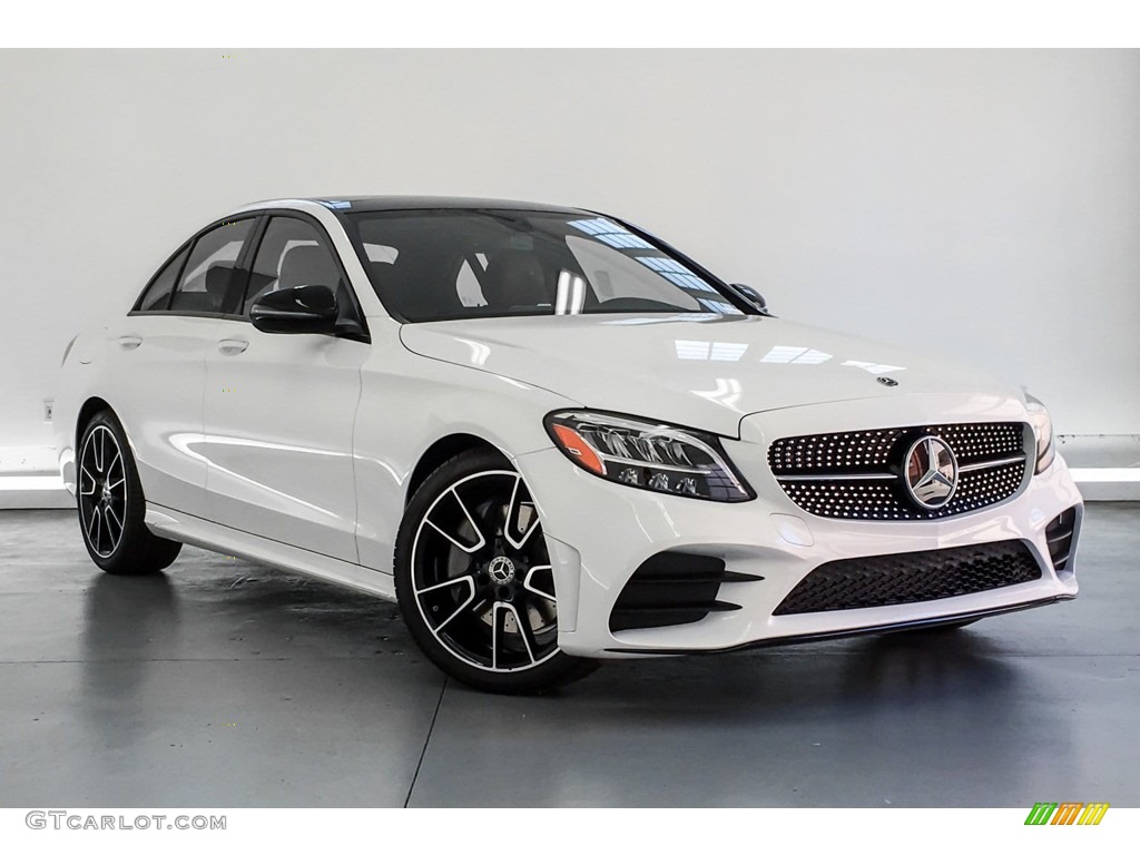 Polar White 2019 Mercedes-Benz C 300 Sedan Exterior Photo #131627116