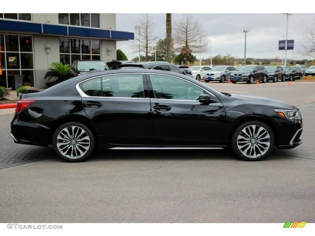 Majestic Black Pearl 2019 Acura RLX FWD Exterior Photo #131628880