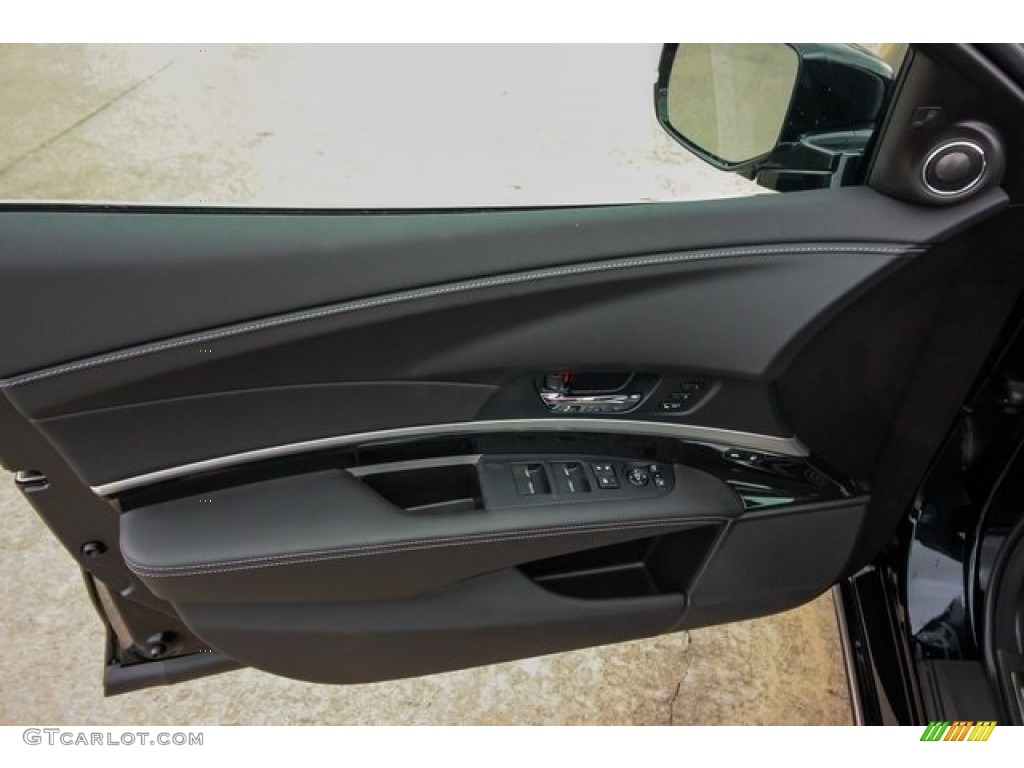 2019 Acura RLX FWD Ebony Door Panel Photo #131628901