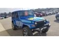 2003 Intense Blue Pearl Jeep Wrangler Sport 4x4  photo #15