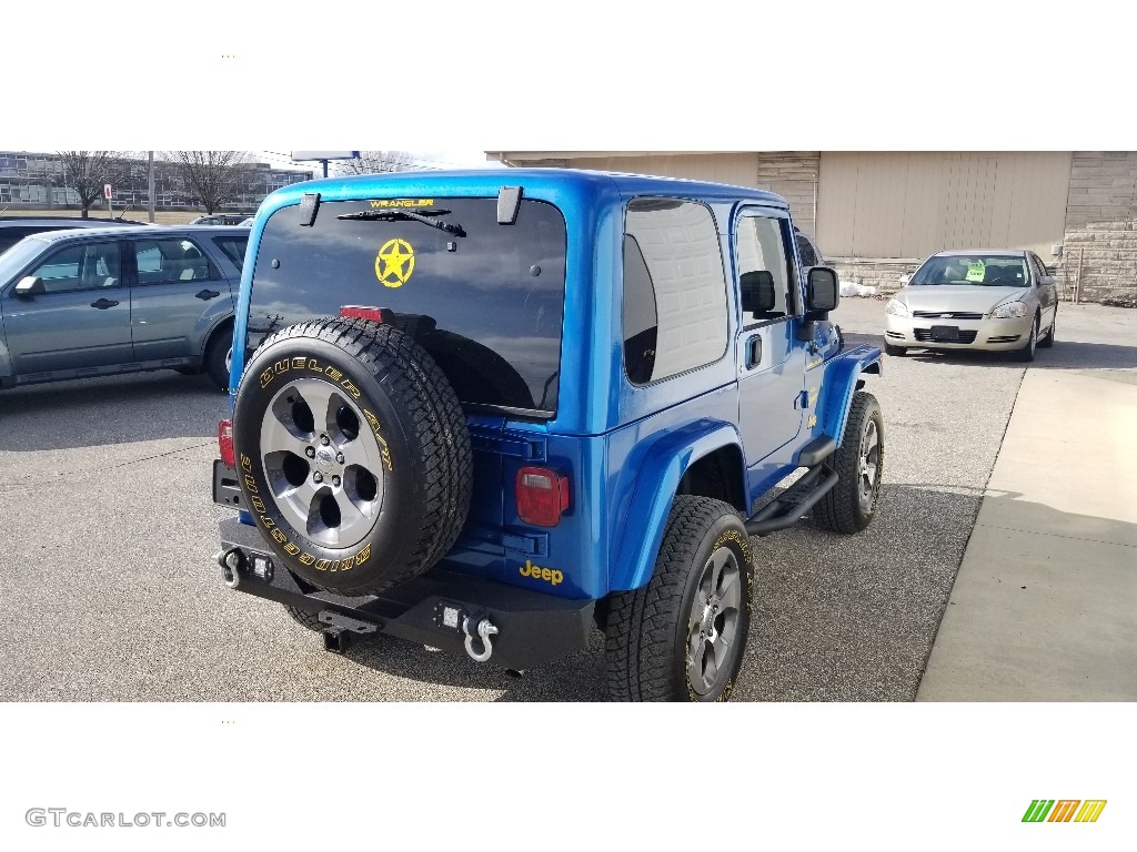 2003 Wrangler Sport 4x4 - Intense Blue Pearl / Dark Slate Gray photo #16