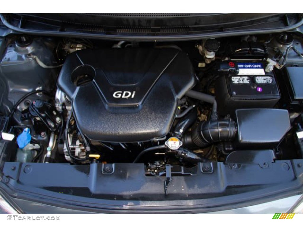 2013 Accent GLS 4 Door - Cyclone Gray / Gray photo #30