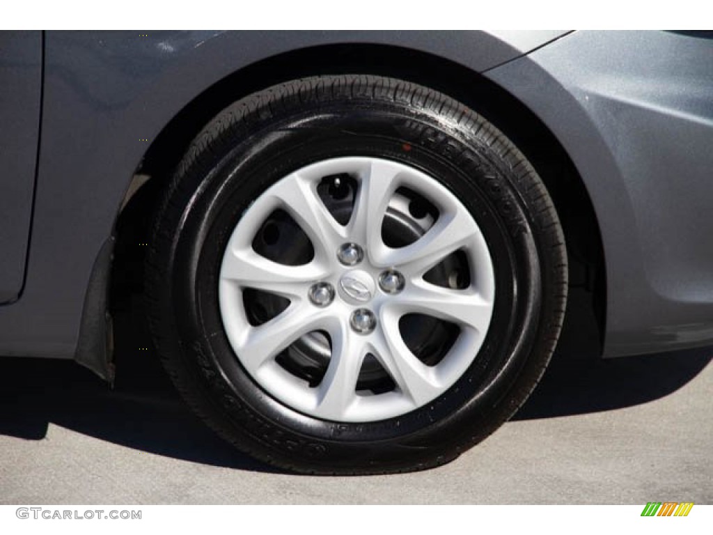 2013 Accent GLS 4 Door - Cyclone Gray / Gray photo #32