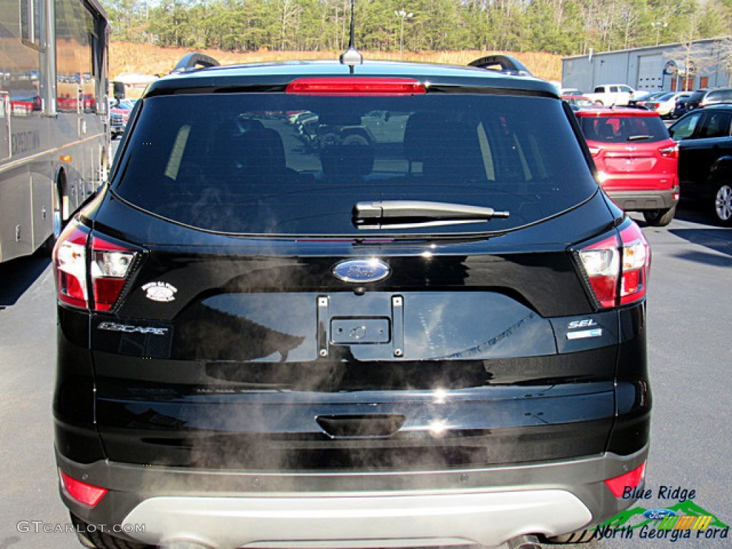 2018 Escape SEL 4WD - Shadow Black / Charcoal Black photo #4