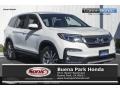 2019 White Diamond Pearl Honda Pilot EX-L  photo #1