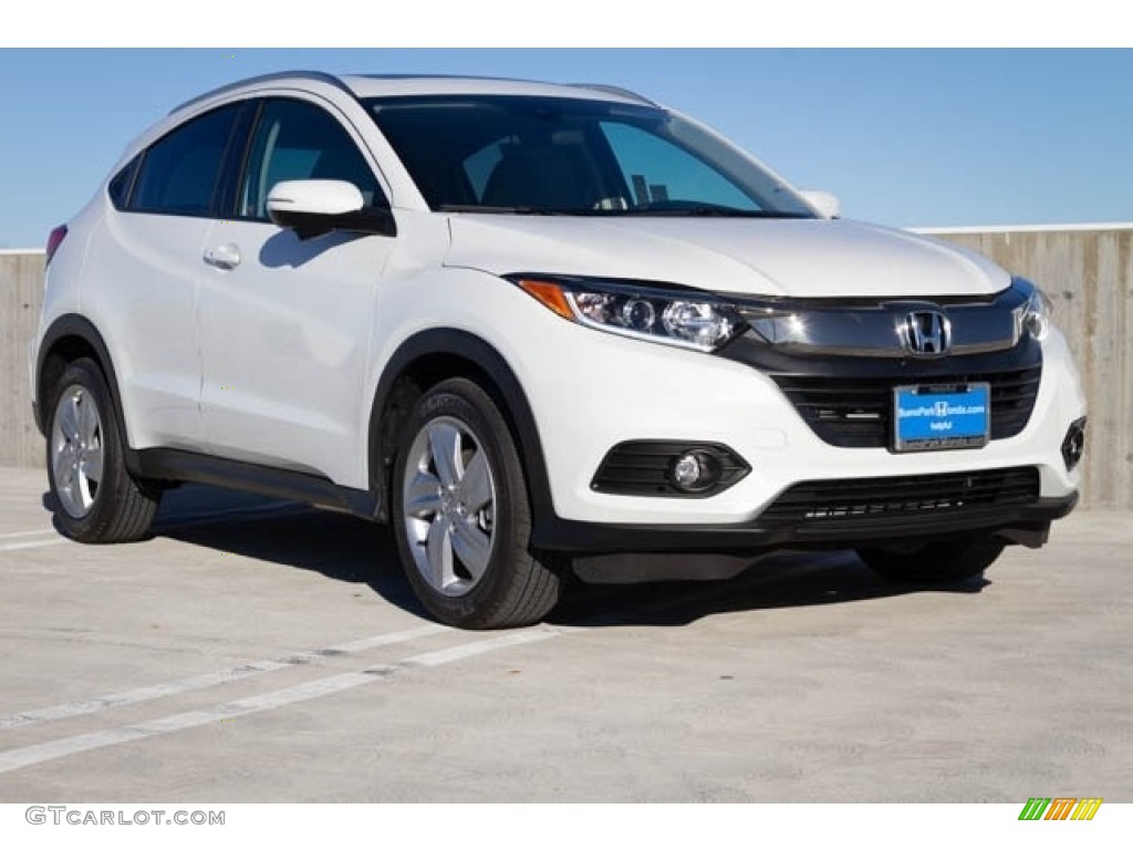 Platinum White Pearl 2019 Honda HR-V EX Exterior Photo #131635700