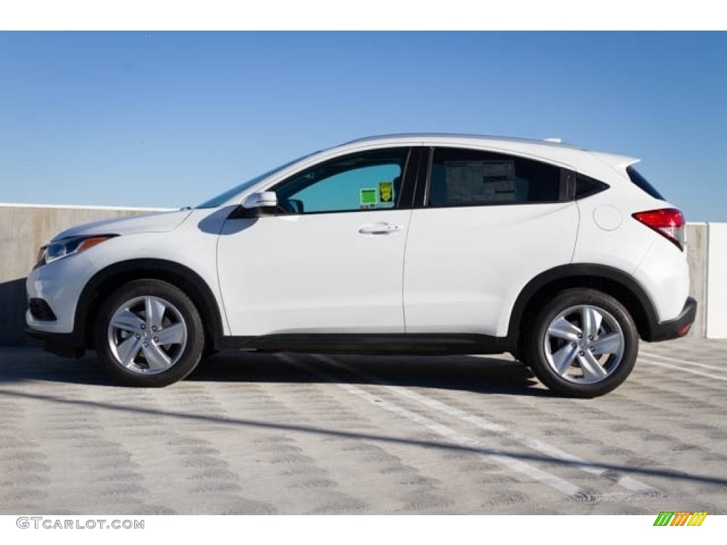 Platinum White Pearl 2019 Honda HR-V EX Exterior Photo #131635818