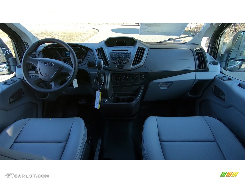 2019 Ford Transit Passenger Wagon XL 150 LR Pewter Dashboard Photo #131637779