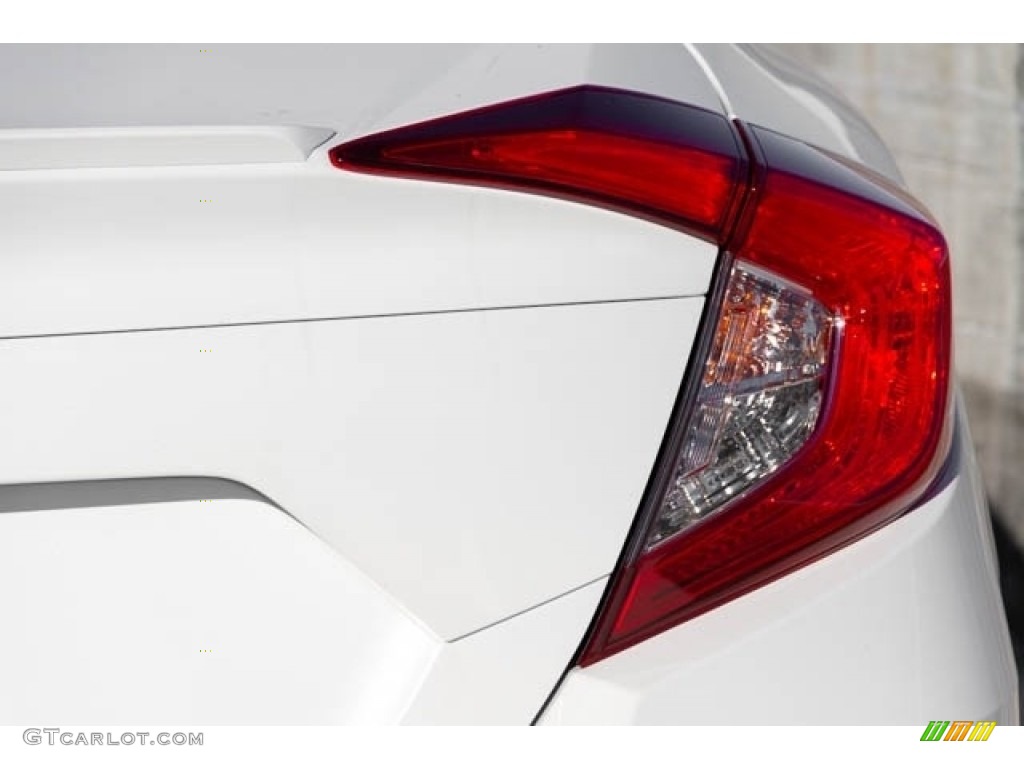 2019 Civic EX-L Sedan - Platinum White Pearl / Black photo #7