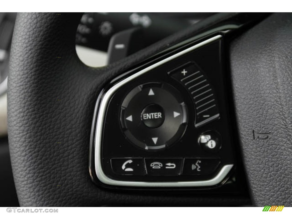2019 Honda Clarity Plug In Hybrid Beige Steering Wheel Photo #131638379
