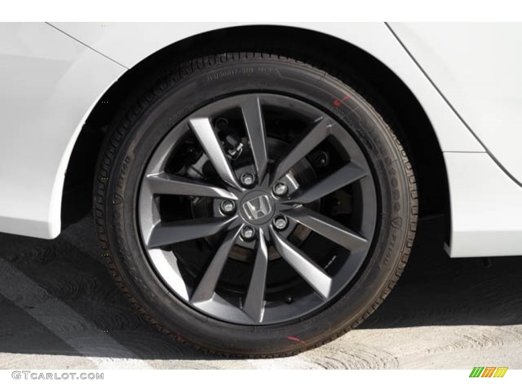 2019 Civic EX-L Sedan - Platinum White Pearl / Black photo #12